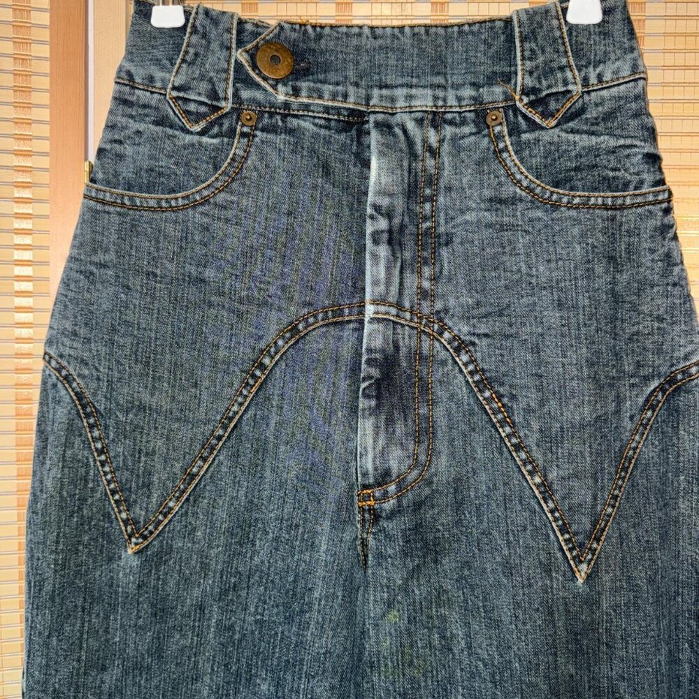 Vaquera Western High Rise Jeans Trousers - Picture 3 of 8